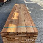 Ca. 100x Guyana Teak Beschoeiingsplanken, 20x100mm, lengte 500cm